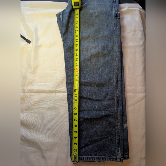 GAP Blue Boyfriend Carpenter Jeans with Distressing - Picture 5 of 6